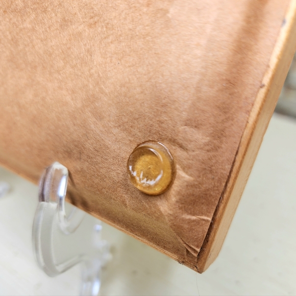 Vintage Parrot Cross Stitch 13x7.75 Faux Bamboo Frame - Picture 8 of 8